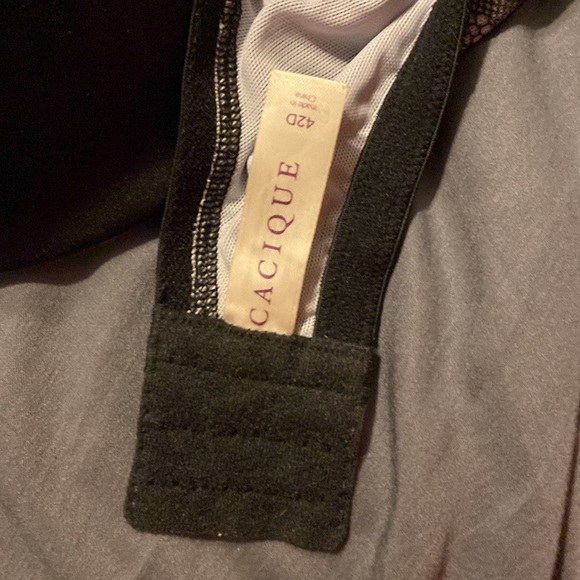 Cacique Black lace Balconette Underwire Bra - Picture 5 of 6